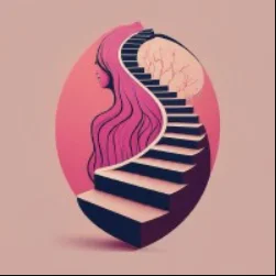 The Pink Stairs logo